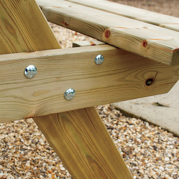 Appleton 6 Seater Picnic Bench - Image 2