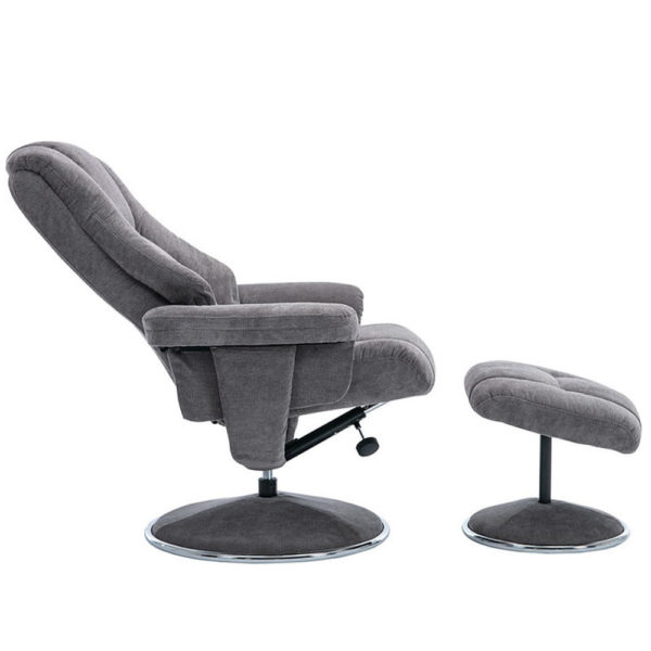 Denbigh Swivel Chair and Footstool - Image 2