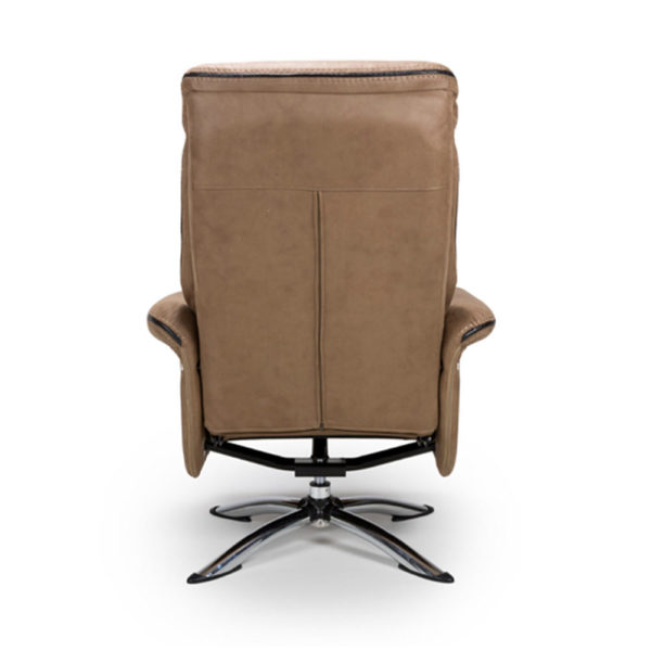 Thornton Swivel Recliner and Footstool - Image 4