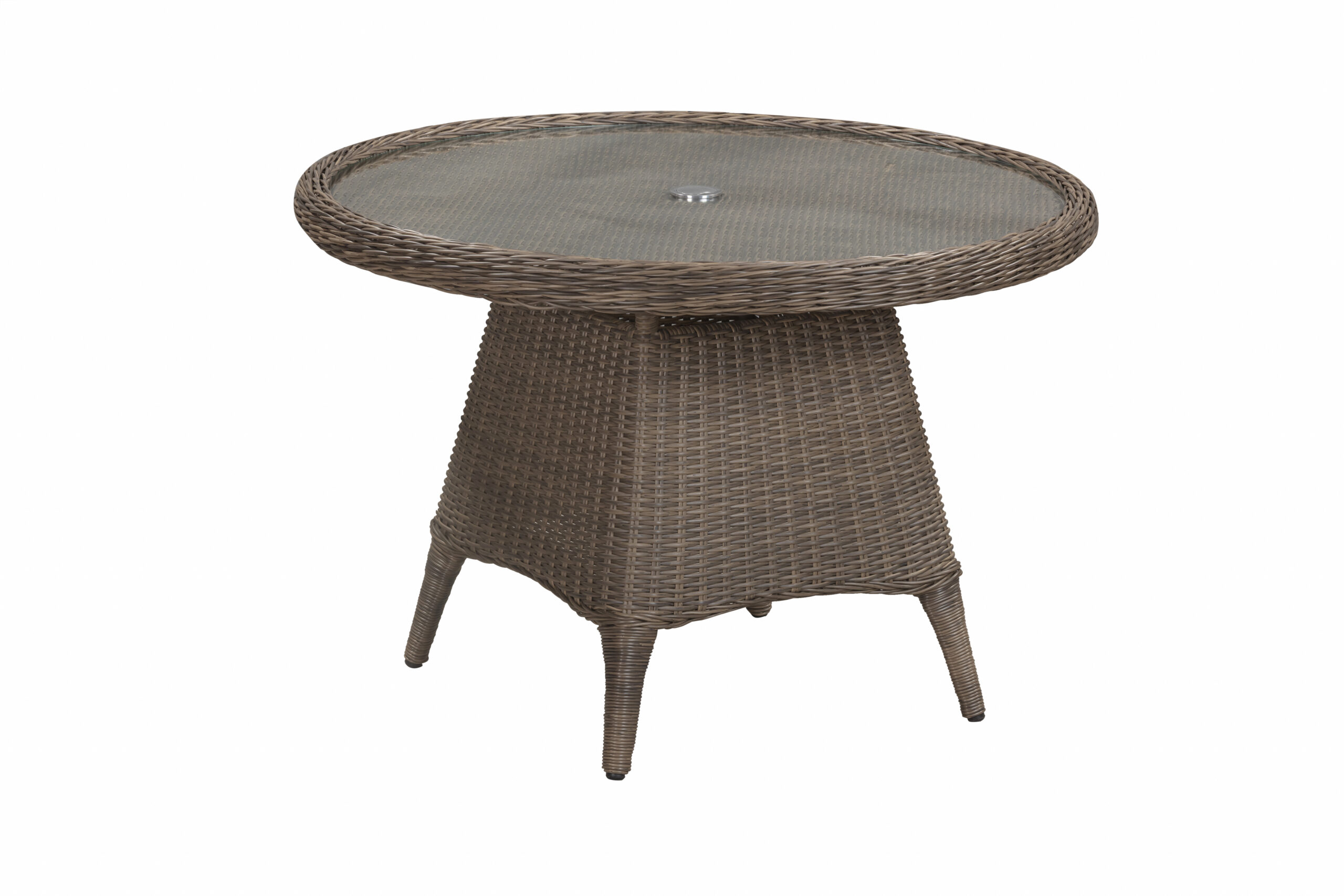 Ezra 4 Seater Dining Set (4 x High back Armchair/110cm Table) - Image 3