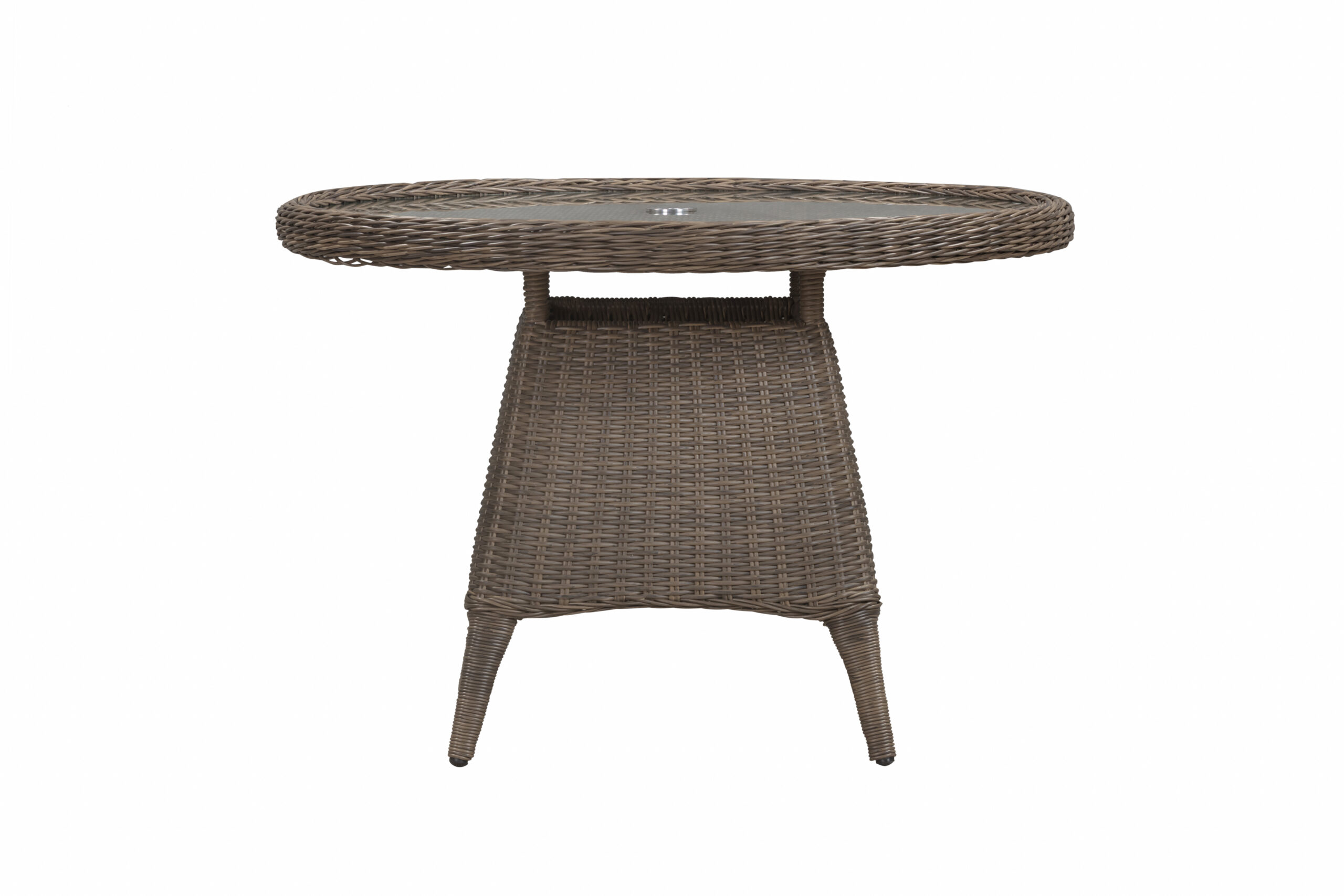 Ezra 4 Seater Dining Set (4 x High back Armchair/110cm Table) - Image 4