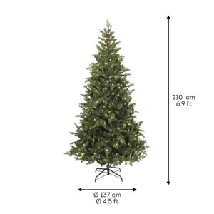 Rumford Fir Green Pre Lit WW/CW 210cm